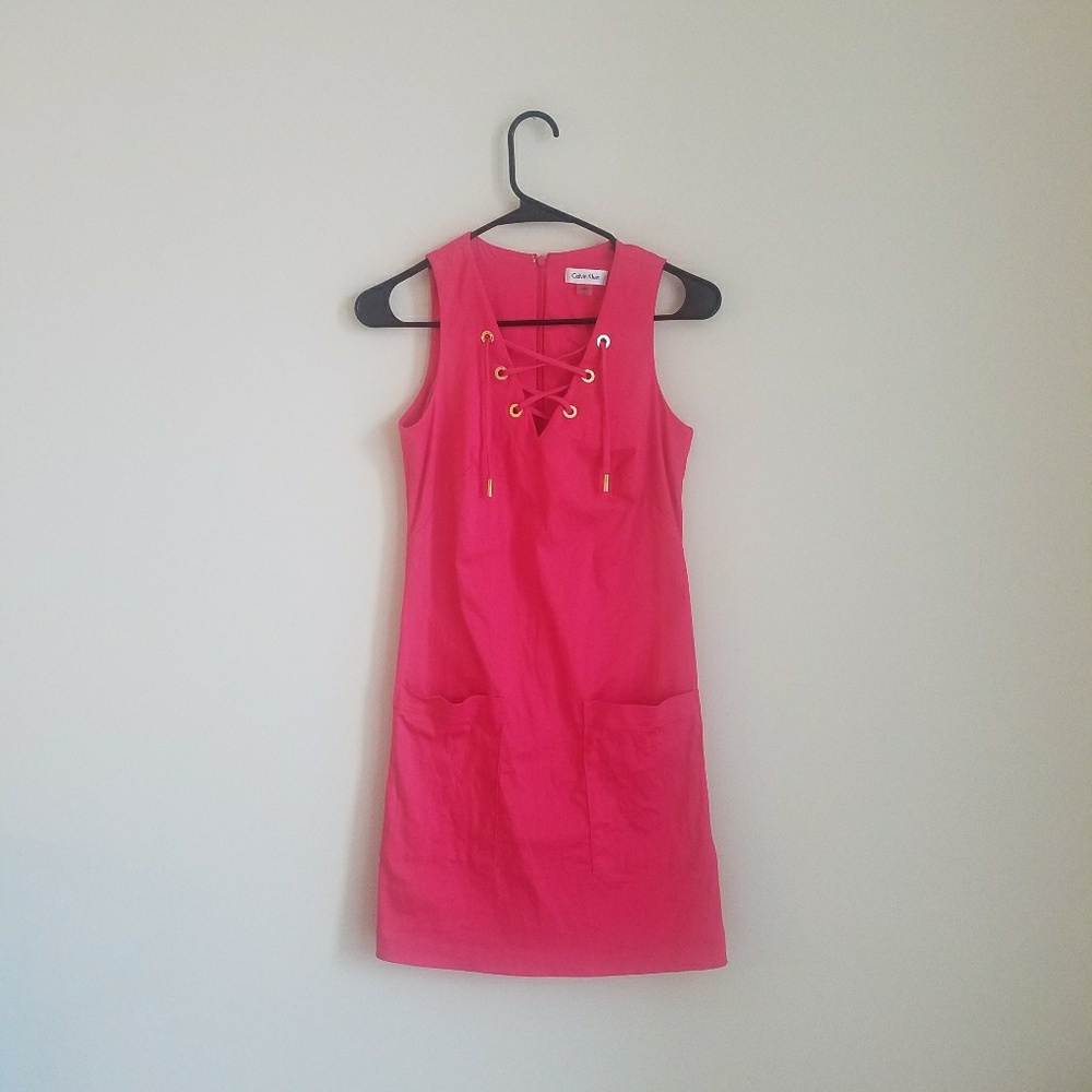 Calvin Klein coral dress